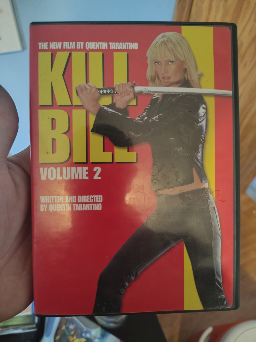Kill Bill Volume 2 DVD - Red & Yellow Cover